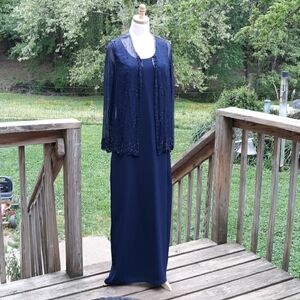 Nwt Bloomingdale's Marina Navy bridesmaids prom 14